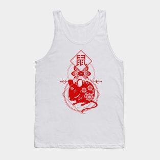 Chinese, Zodiac, Rat, Astrology, Star sign Tank Top